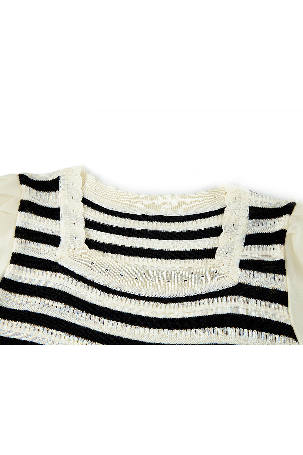 Fake Two-Piece Stitching Sweater