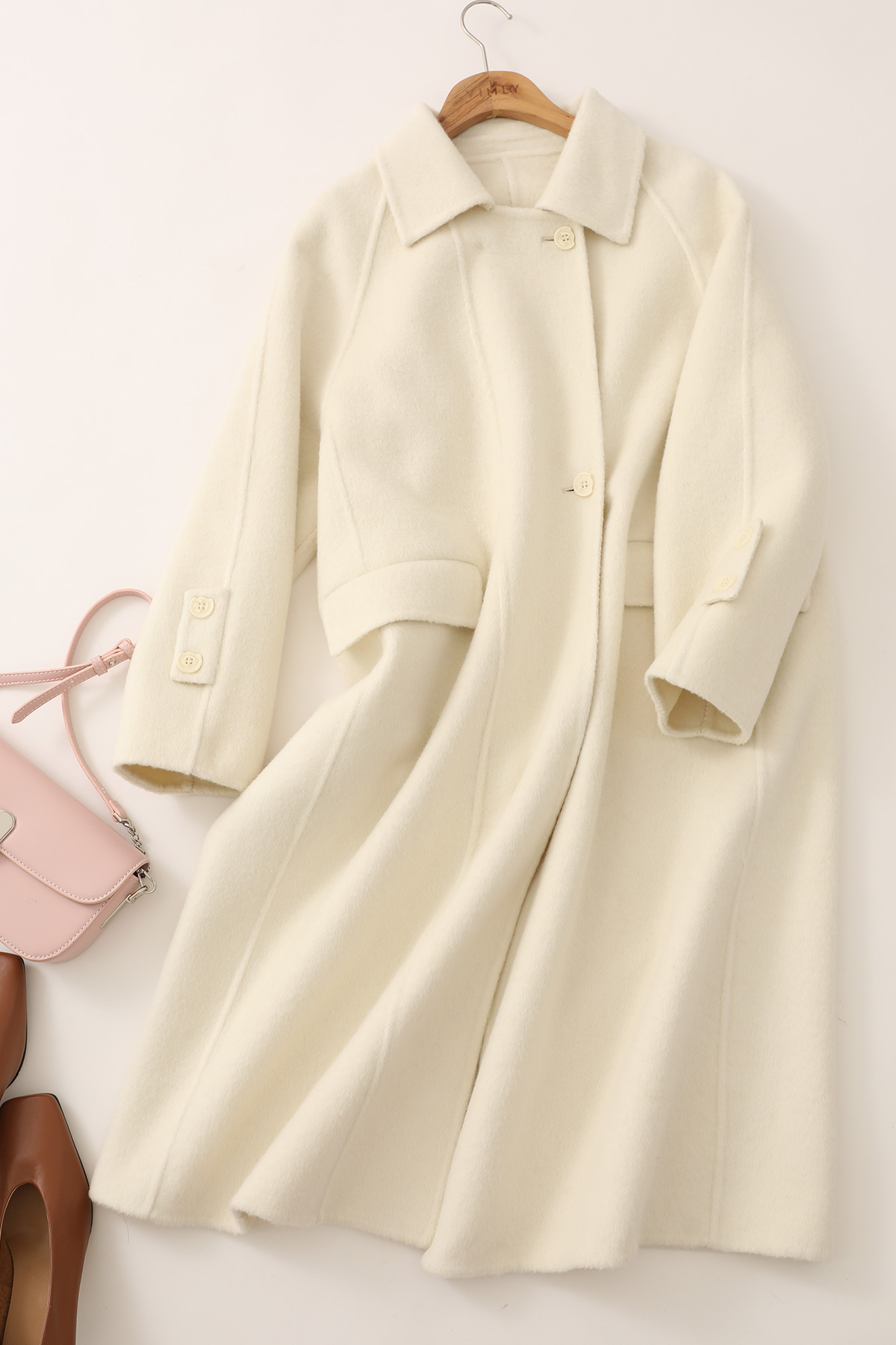 Minimalist Style Wool Coat