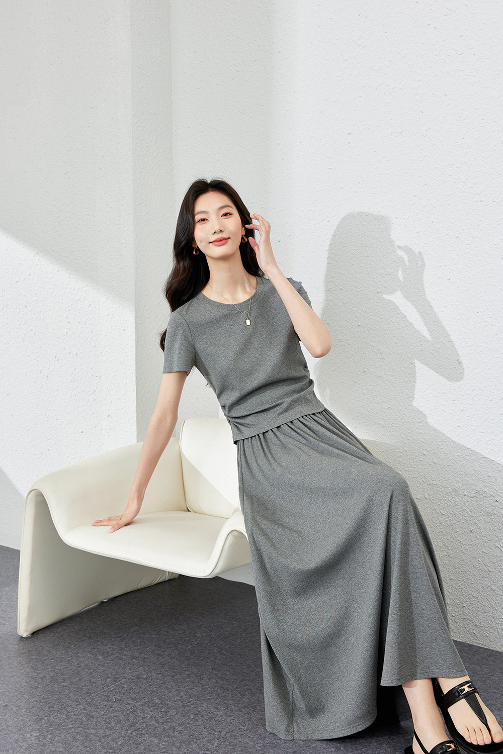 Simple Design High Cotton Suit