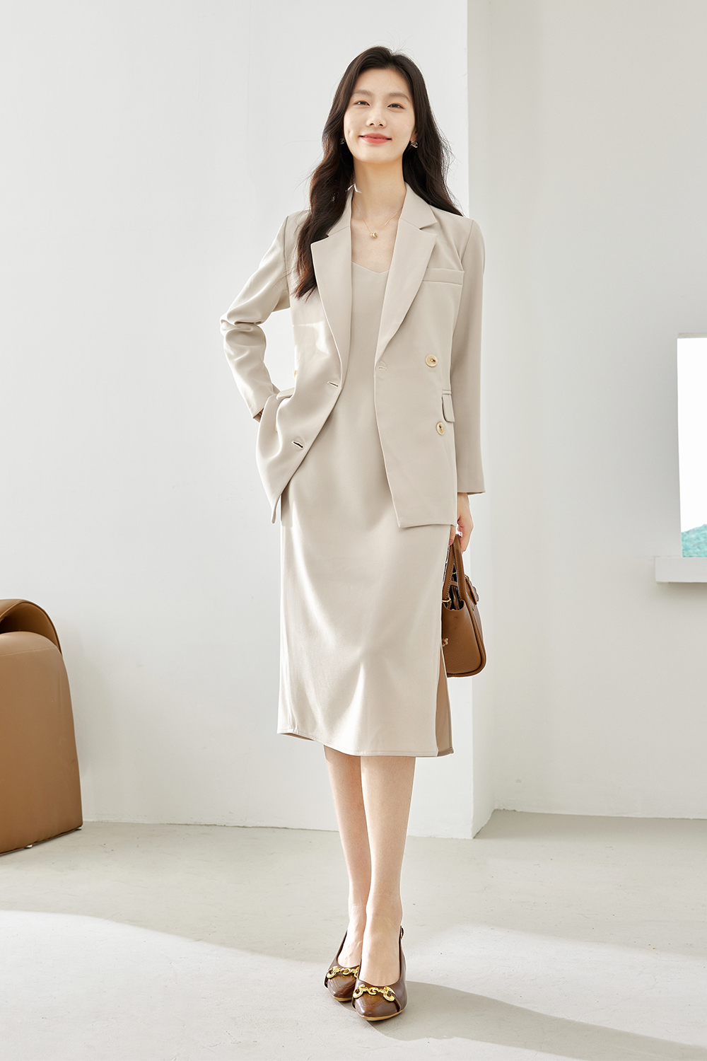 Blazer with strap set