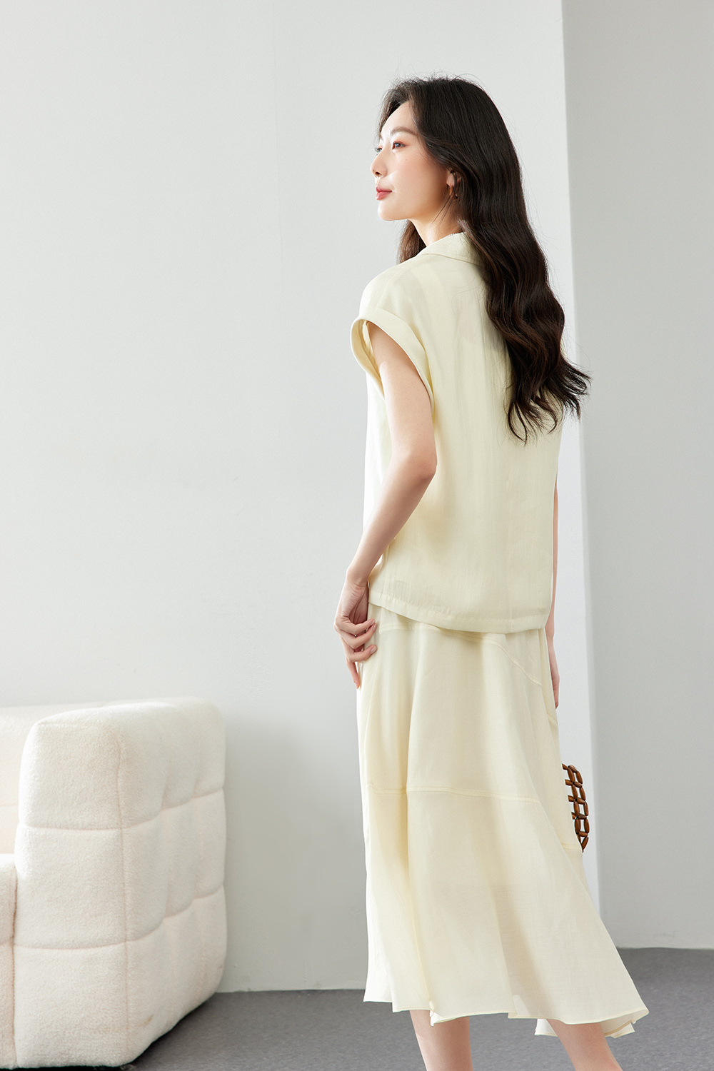 Unrestrained comfortable Lyocell suit.