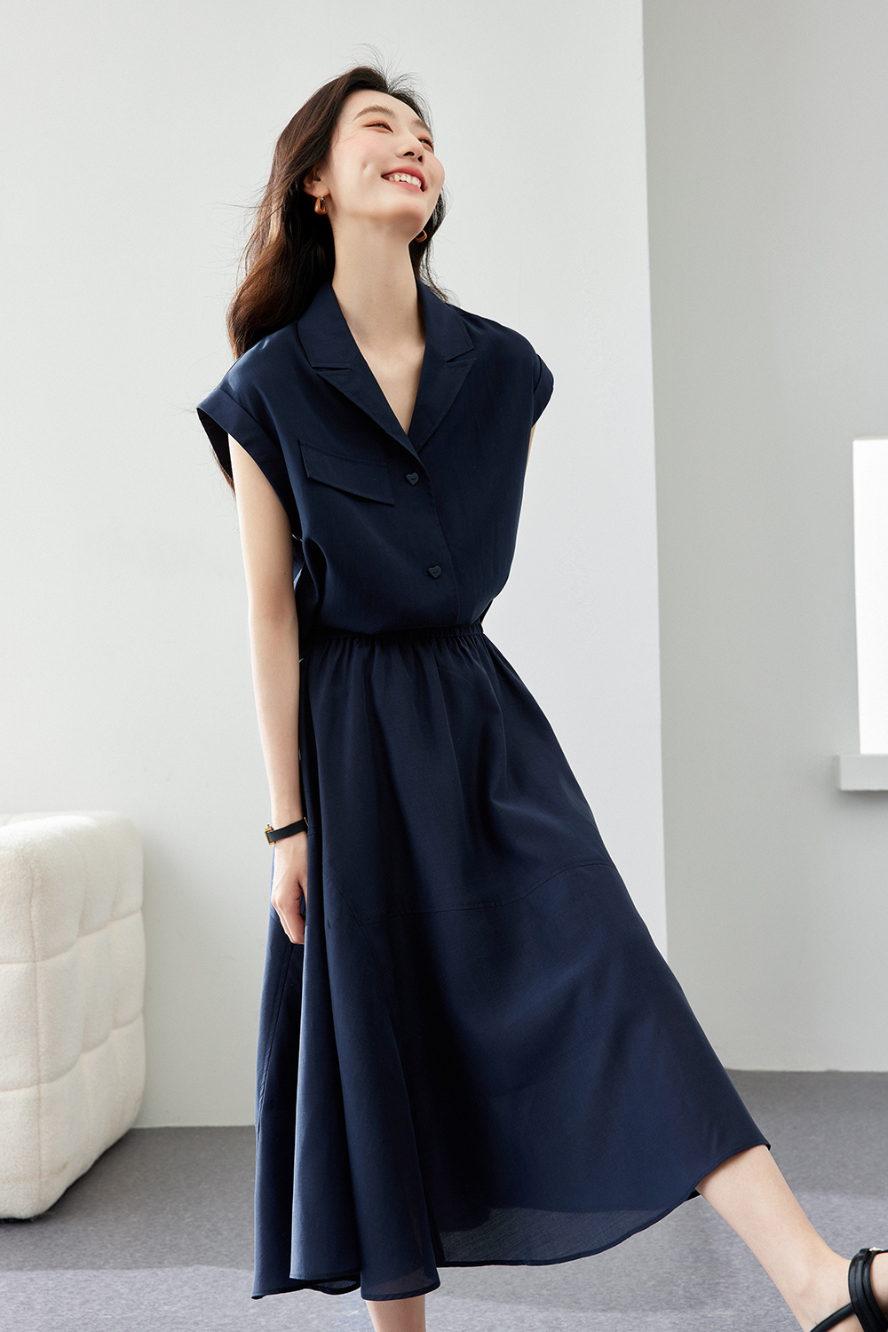 Unrestrained comfortable Lyocell suit.