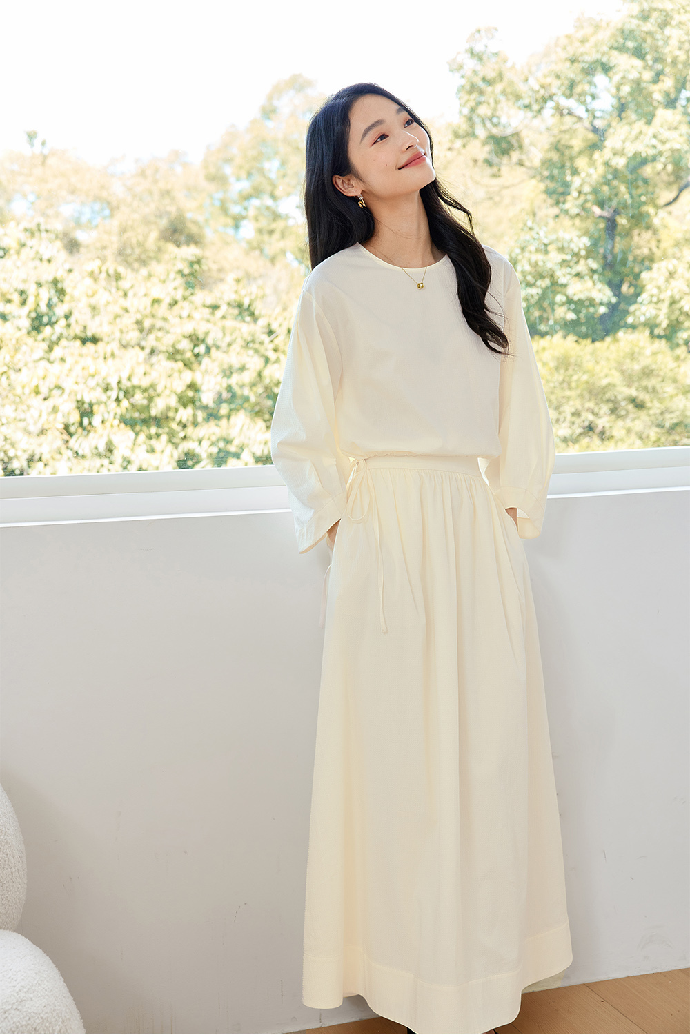 Solid Color Salt Style Two-Piece Set