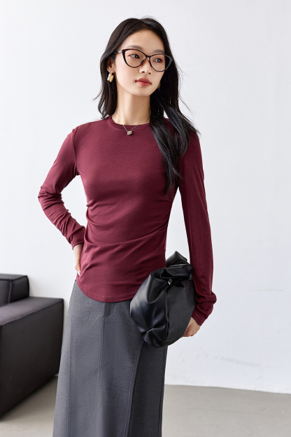 Wool blend knitted base layer
