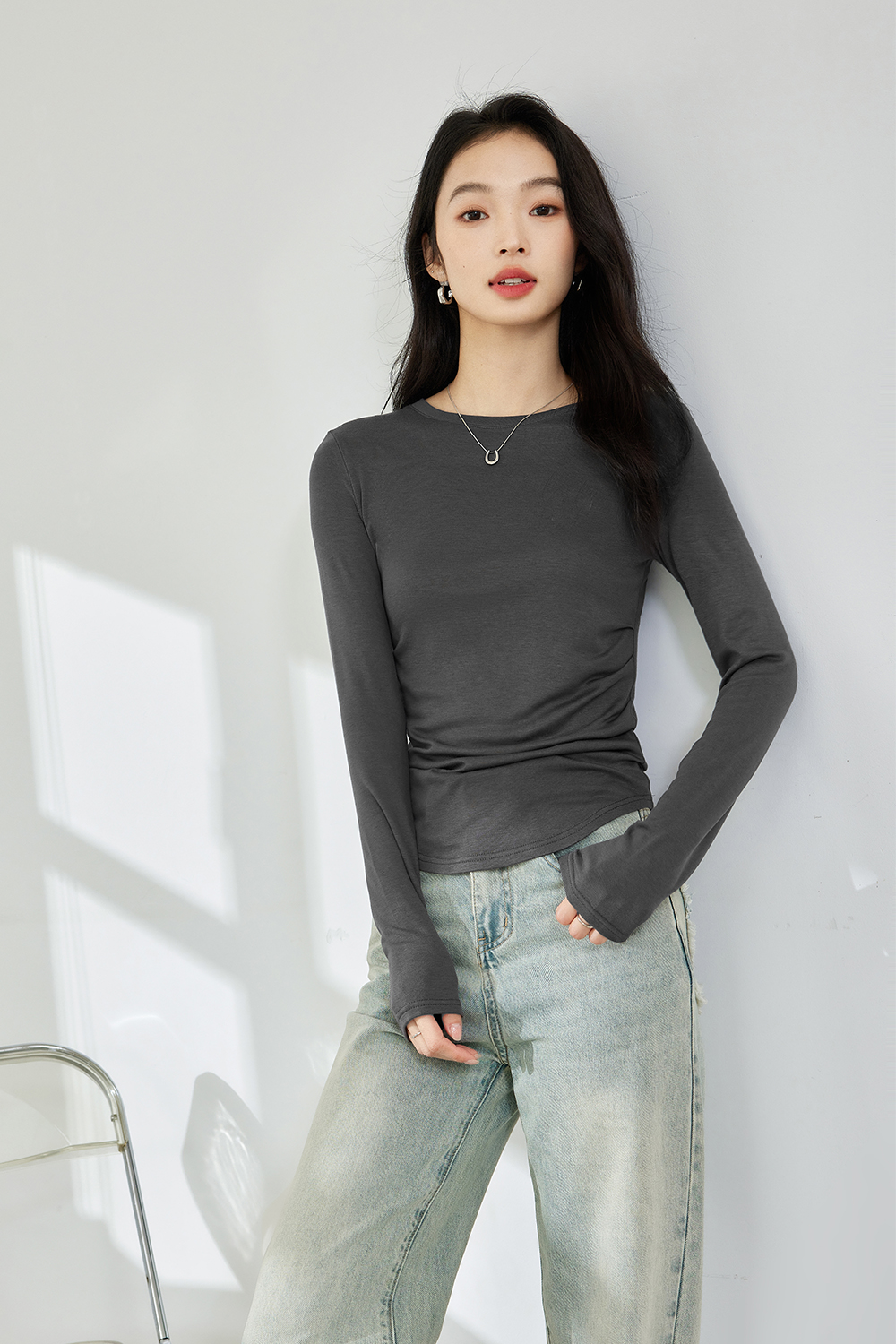 Wool blend knitted base layer-VIMLYSTORE