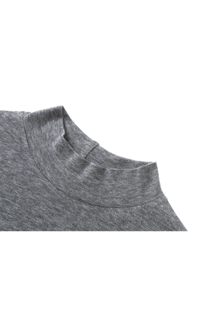Wool Blend Half Turtleneck Knitted Bottoming Shirt