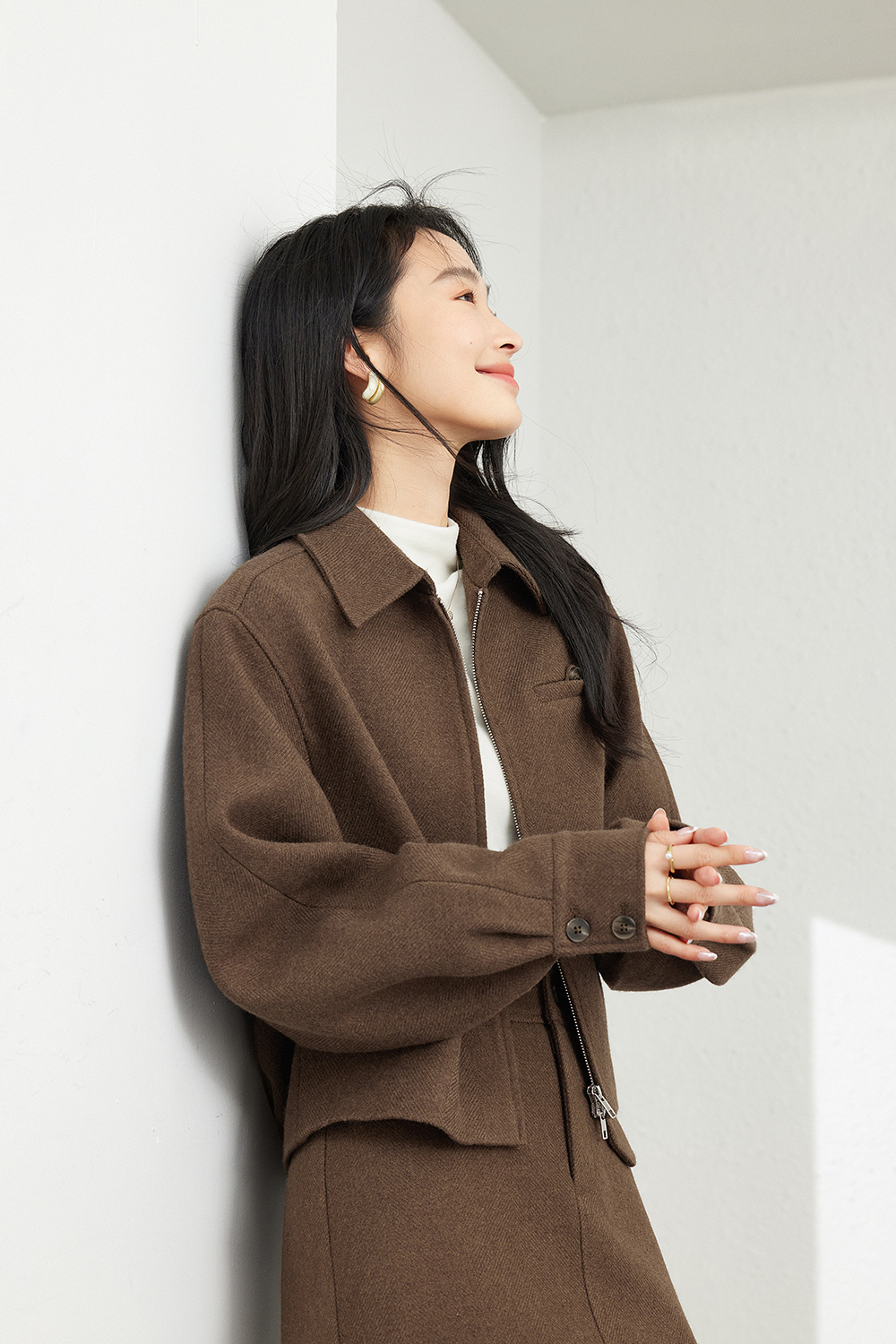 Thickened Quilted Cotton Fashionable Suit
