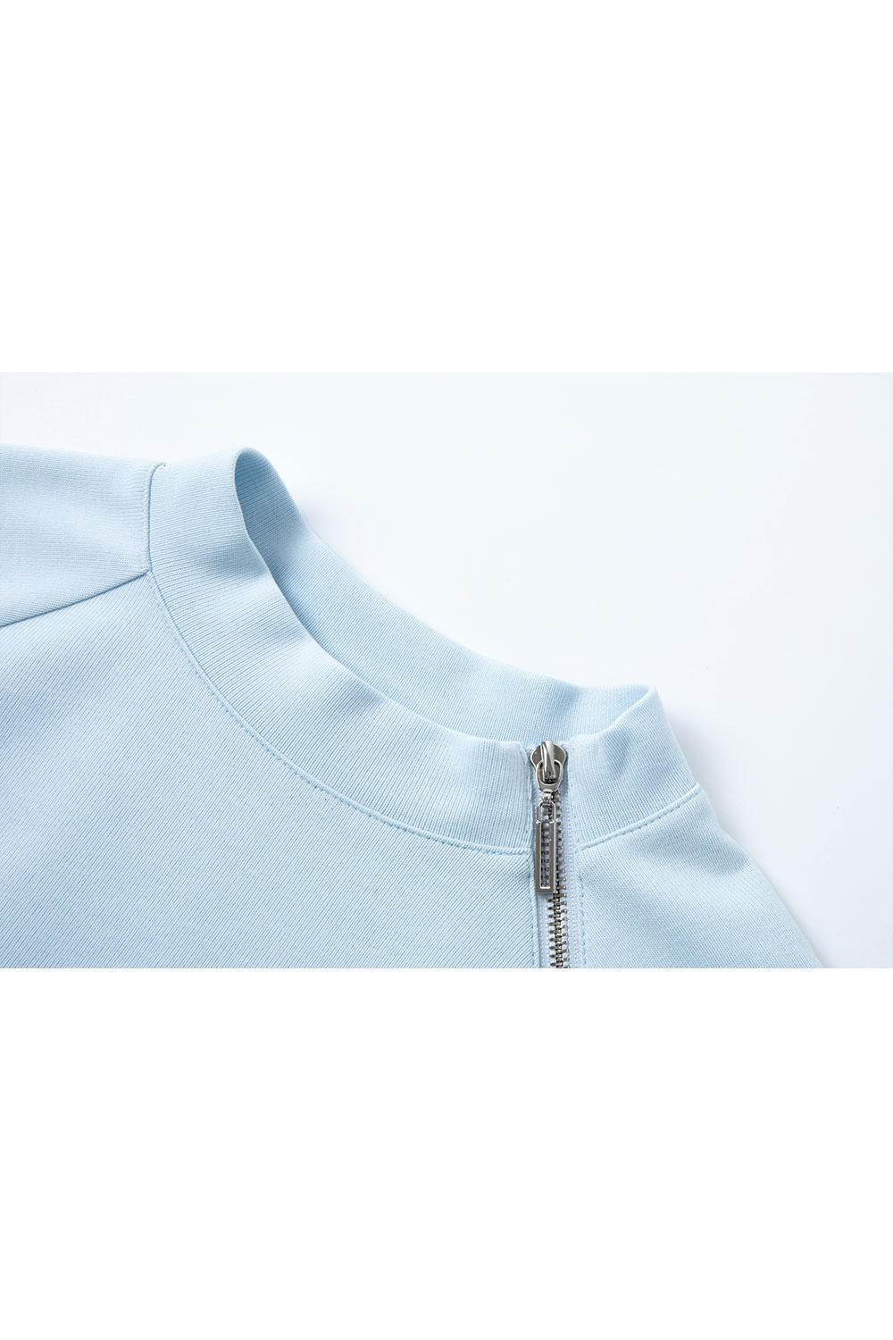 Structural Zipper Segmentation Sweatshirt