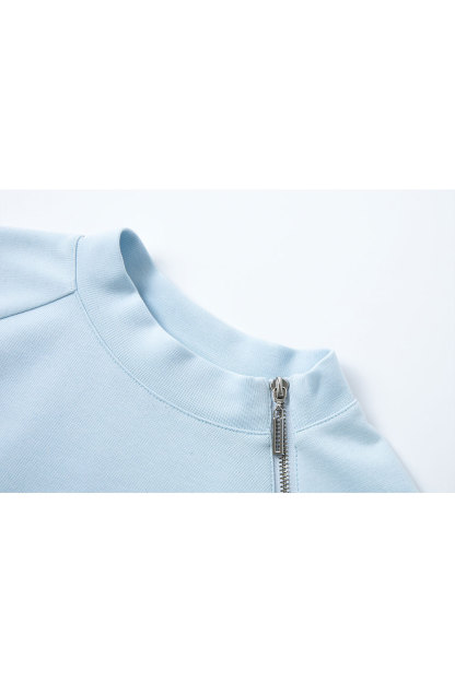 Structural Zipper Segmentation Sweatshirt