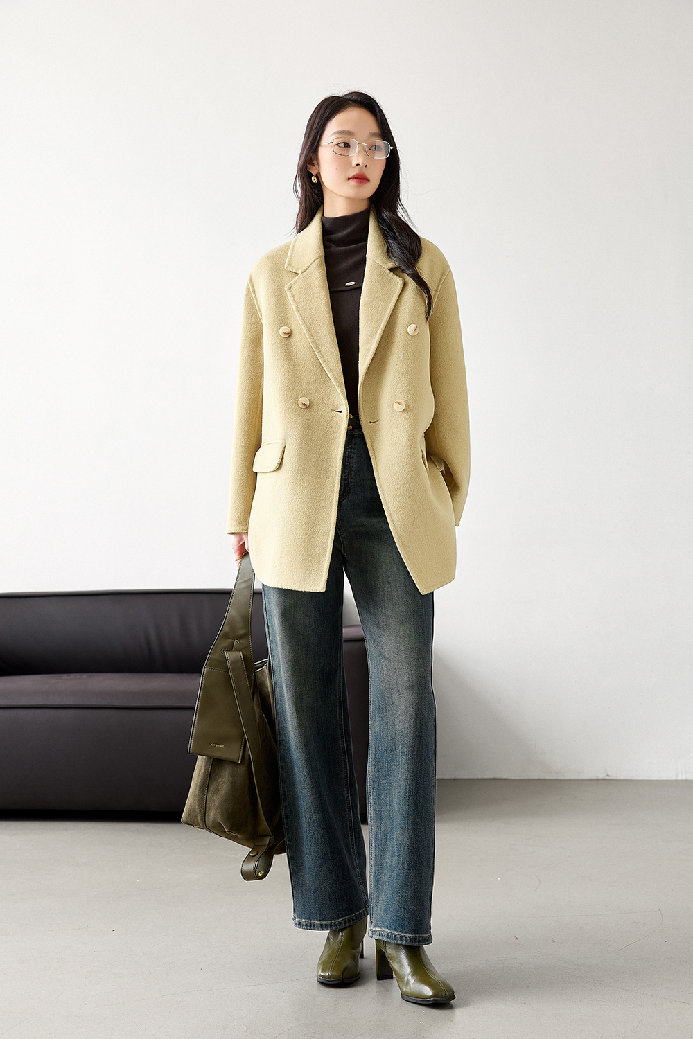Wool Double-Sided Woolen Coat-VIMLYSTORE