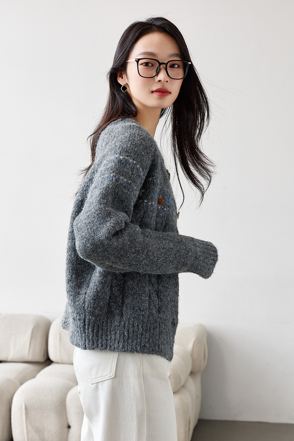 Soft And Loose Knitted Cardigan-VIMLYSTORE