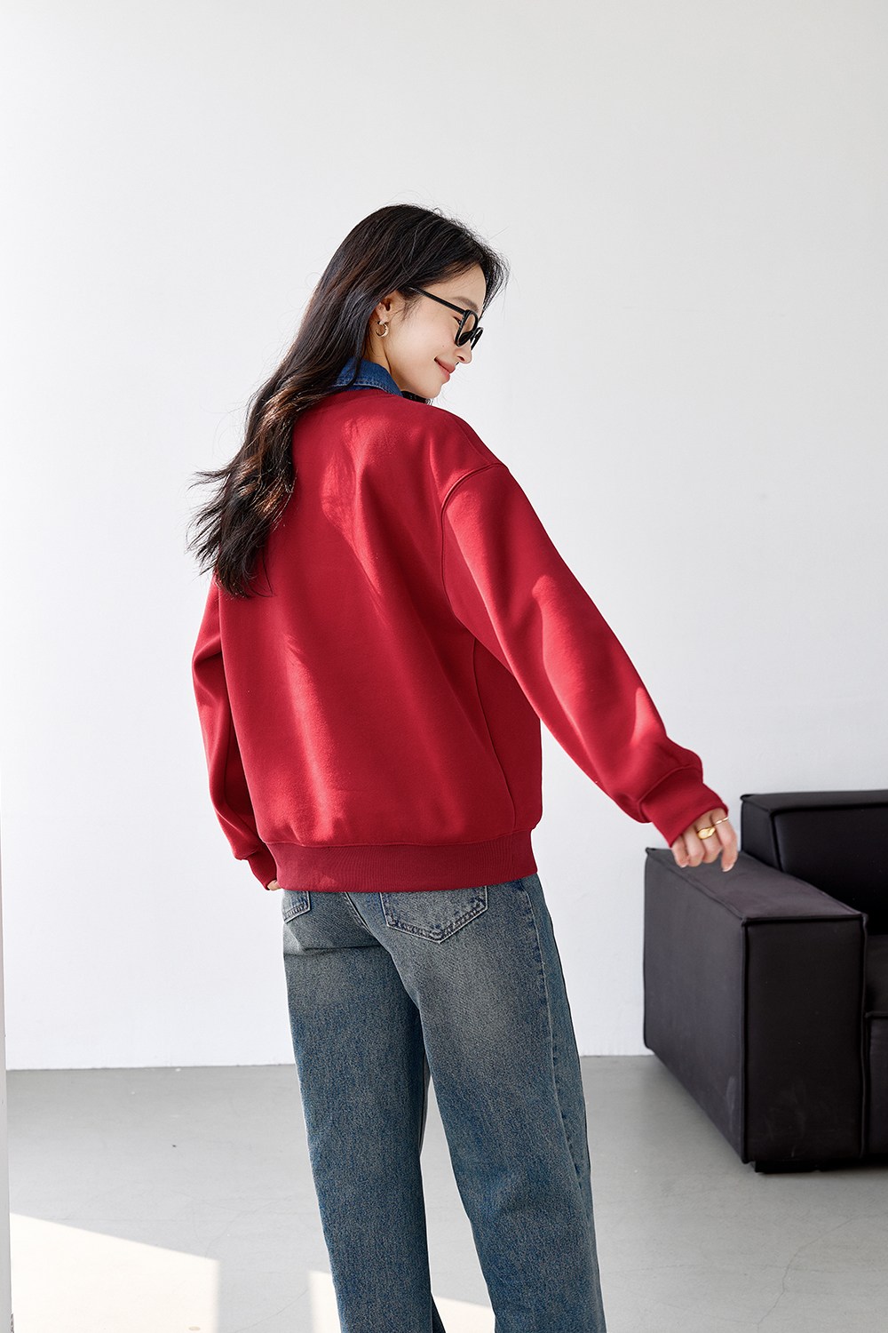 Fun printed design sweatshirt-VIMLYSTORE