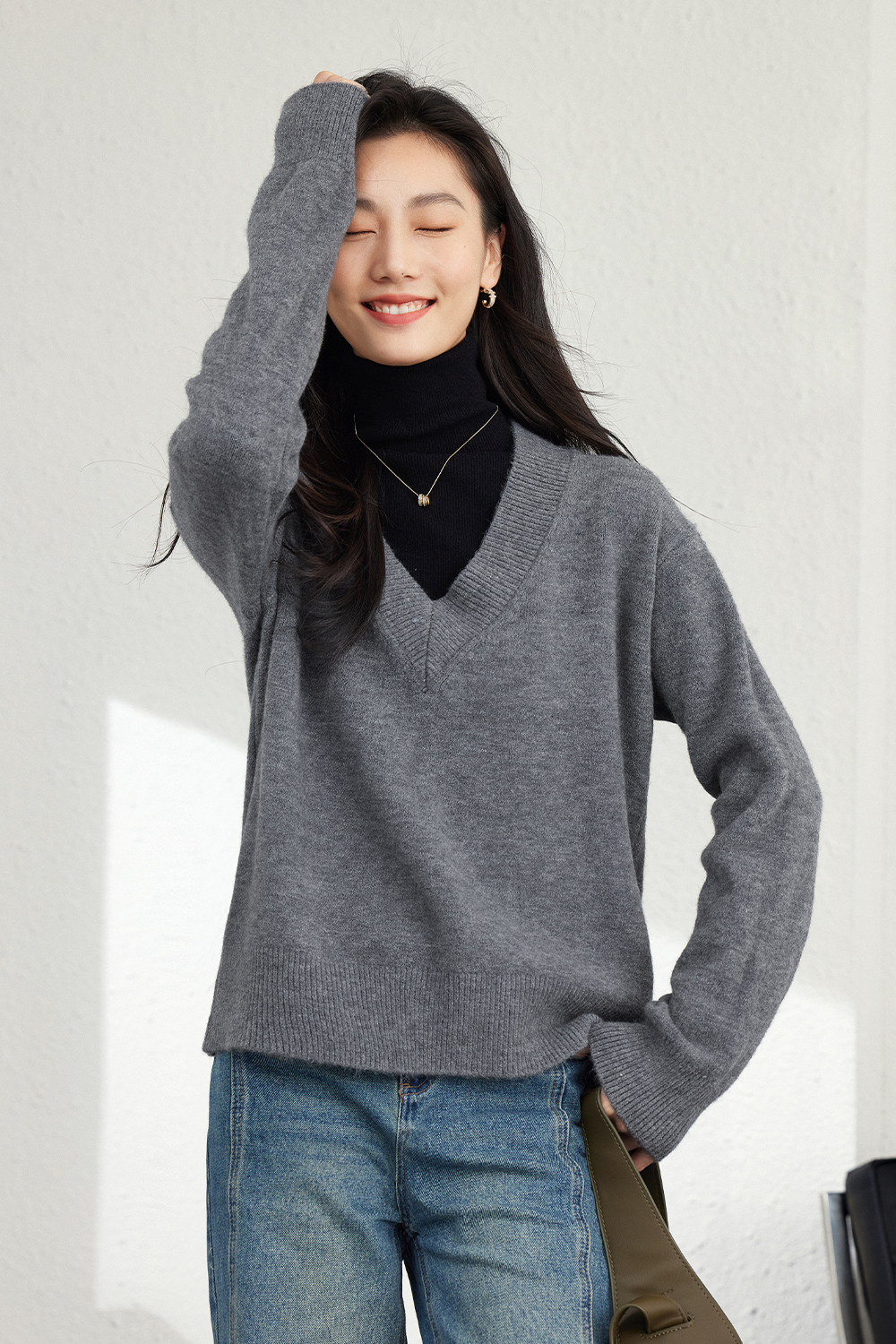 Lazy Style Soft Knit Sweater-VIMLYSTORE