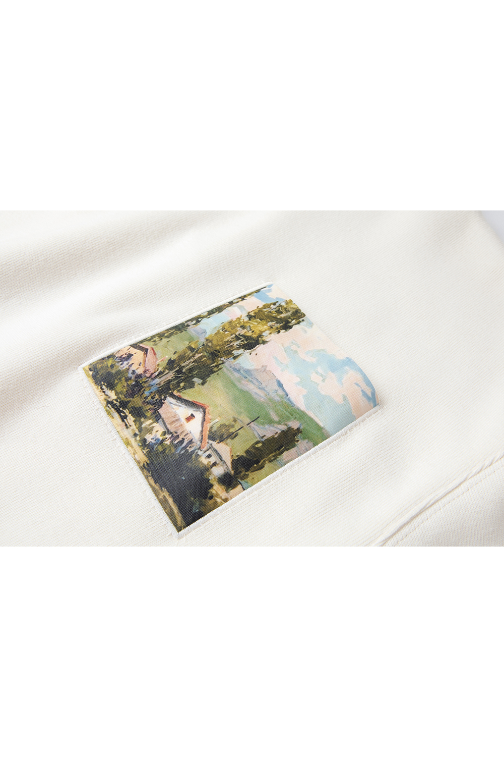 Art Illustration Pocket Sweatshirt-VIMLYSTORE