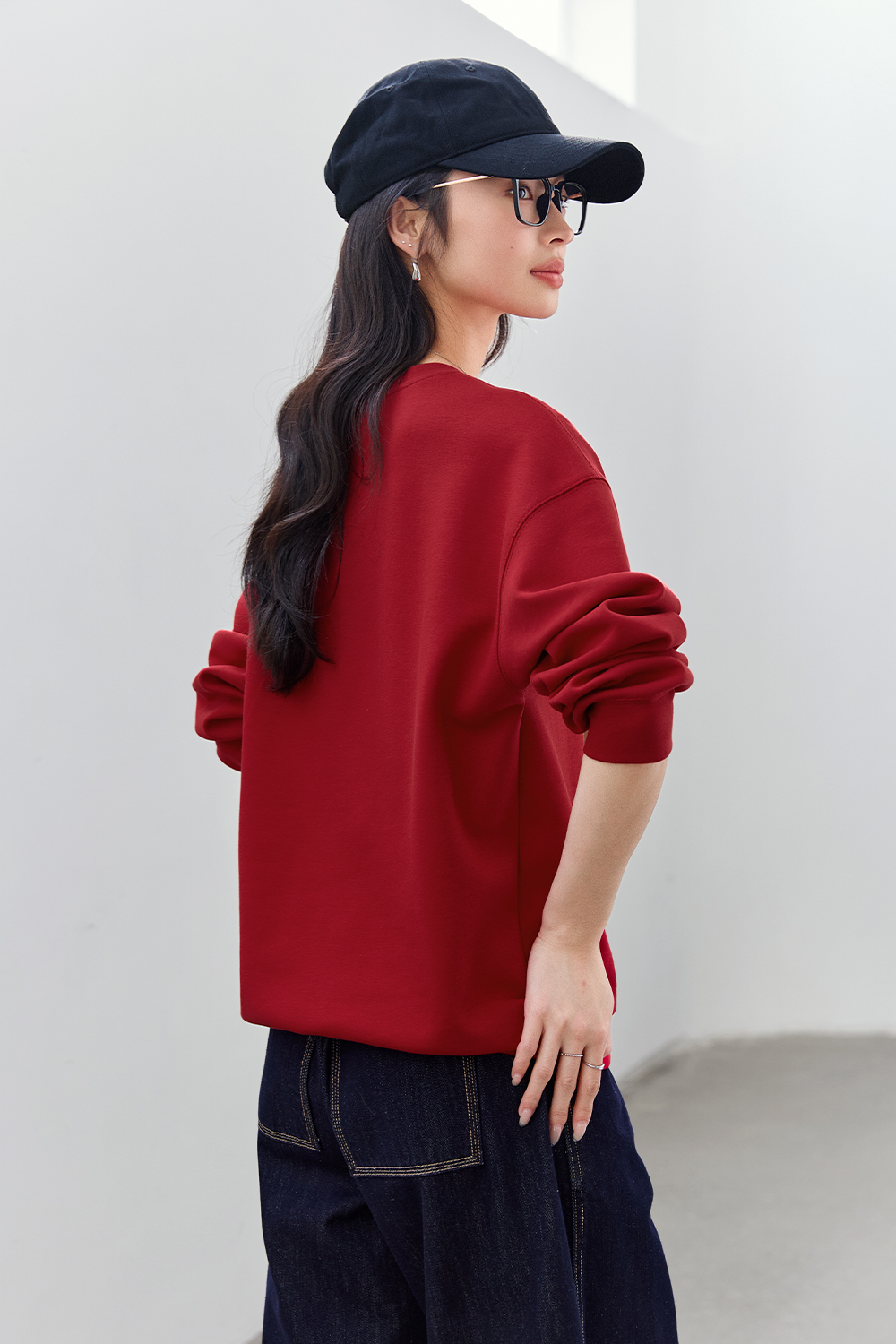 Cottonblend Printed Sweatshirt-VIMLYSTORE