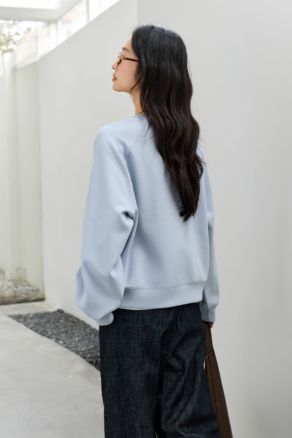 Breathable Texture Sweatshirt-VIMLYSTORE