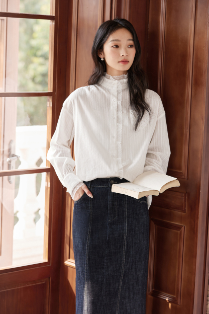 Hollow Lace Shirt