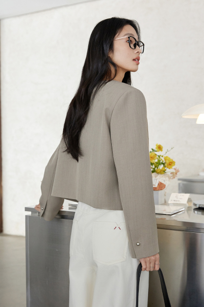 Simple Designed Short Length Jacket