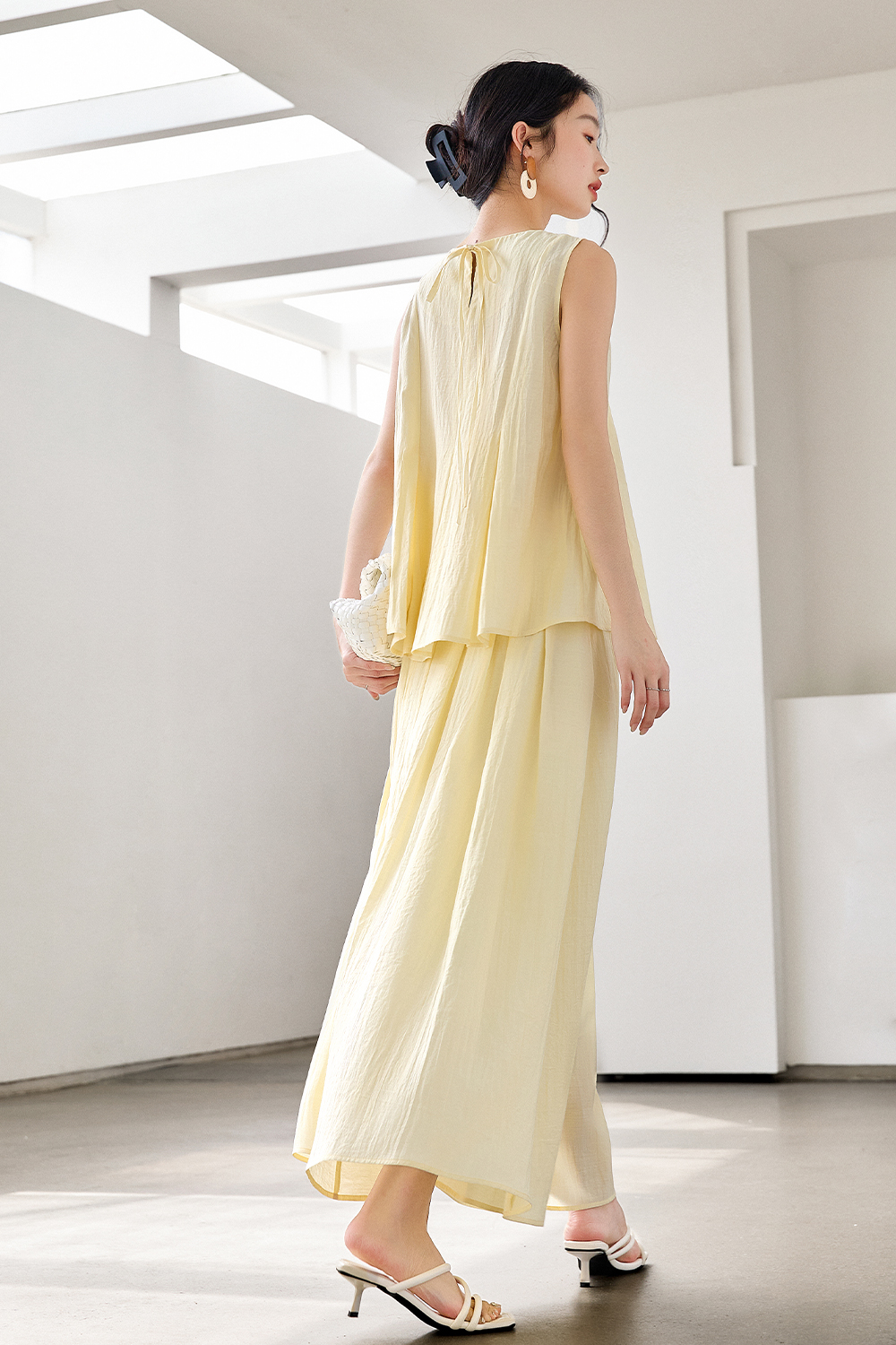 Simple Drape Casual Suit-VIMLYSTORE