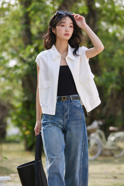 Simple Sleeveless Shirt