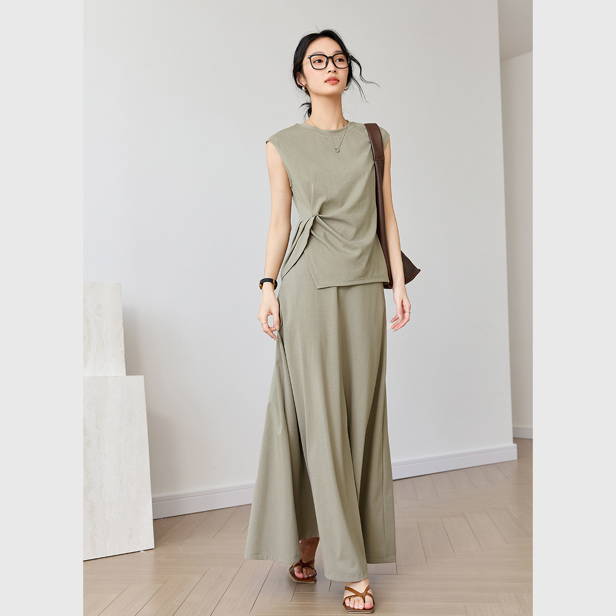Slit Loose Casual Suit