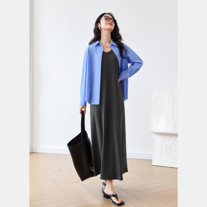 Slim A-Line Vest Dress
