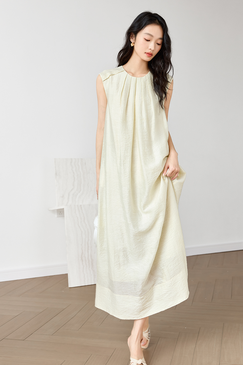 Small Fresh Loose Lace Dress-VIMLYSTORE