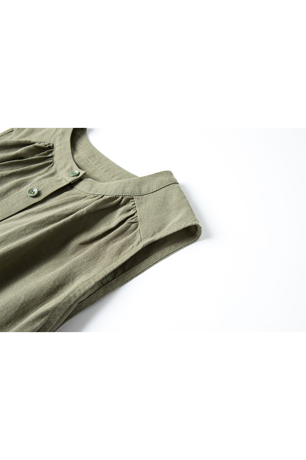 Lyocell Linen Blend Dress-VIMLYSTORE