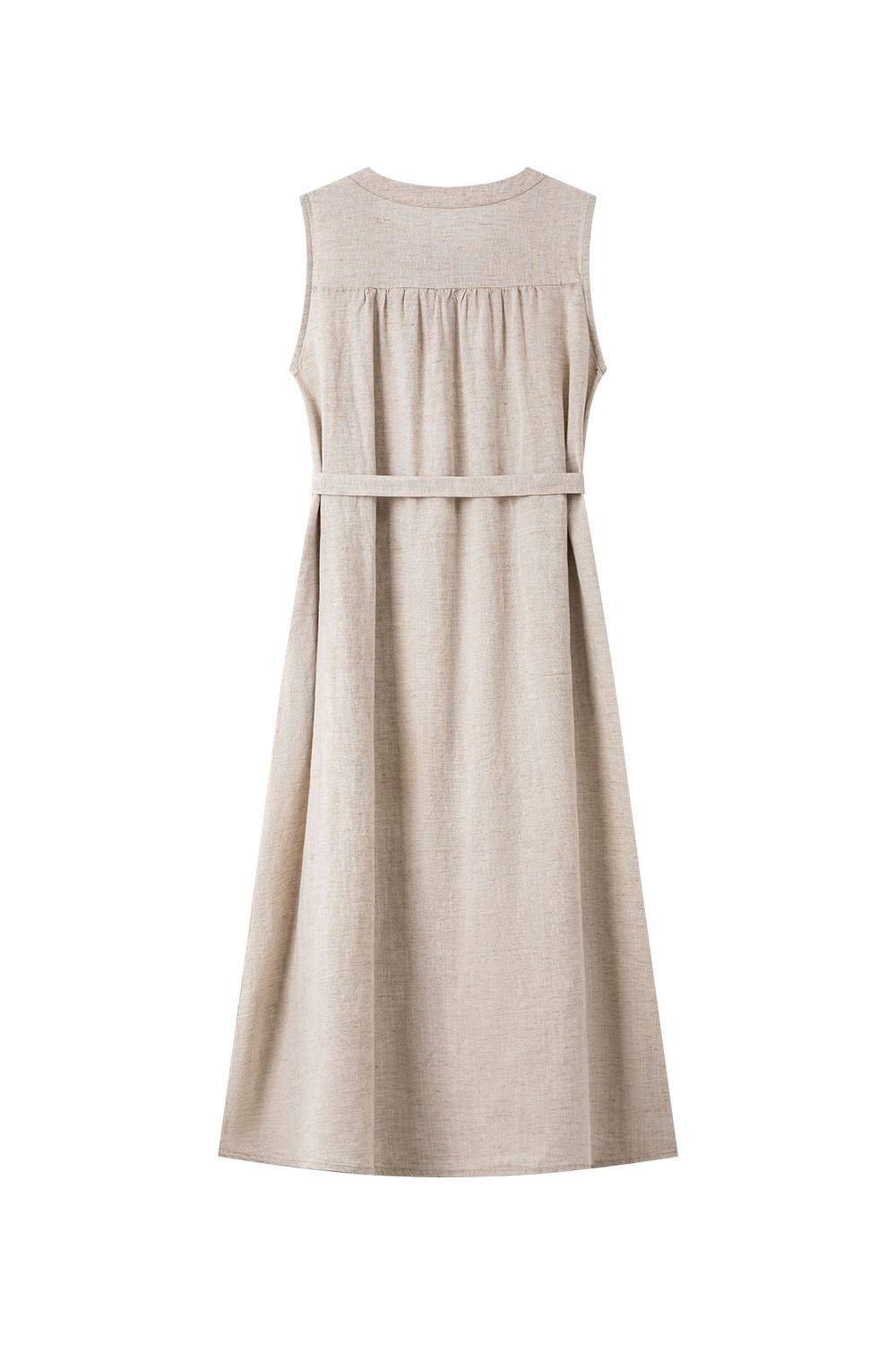 Lyocell Linen Blend Dress-VIMLYSTORE