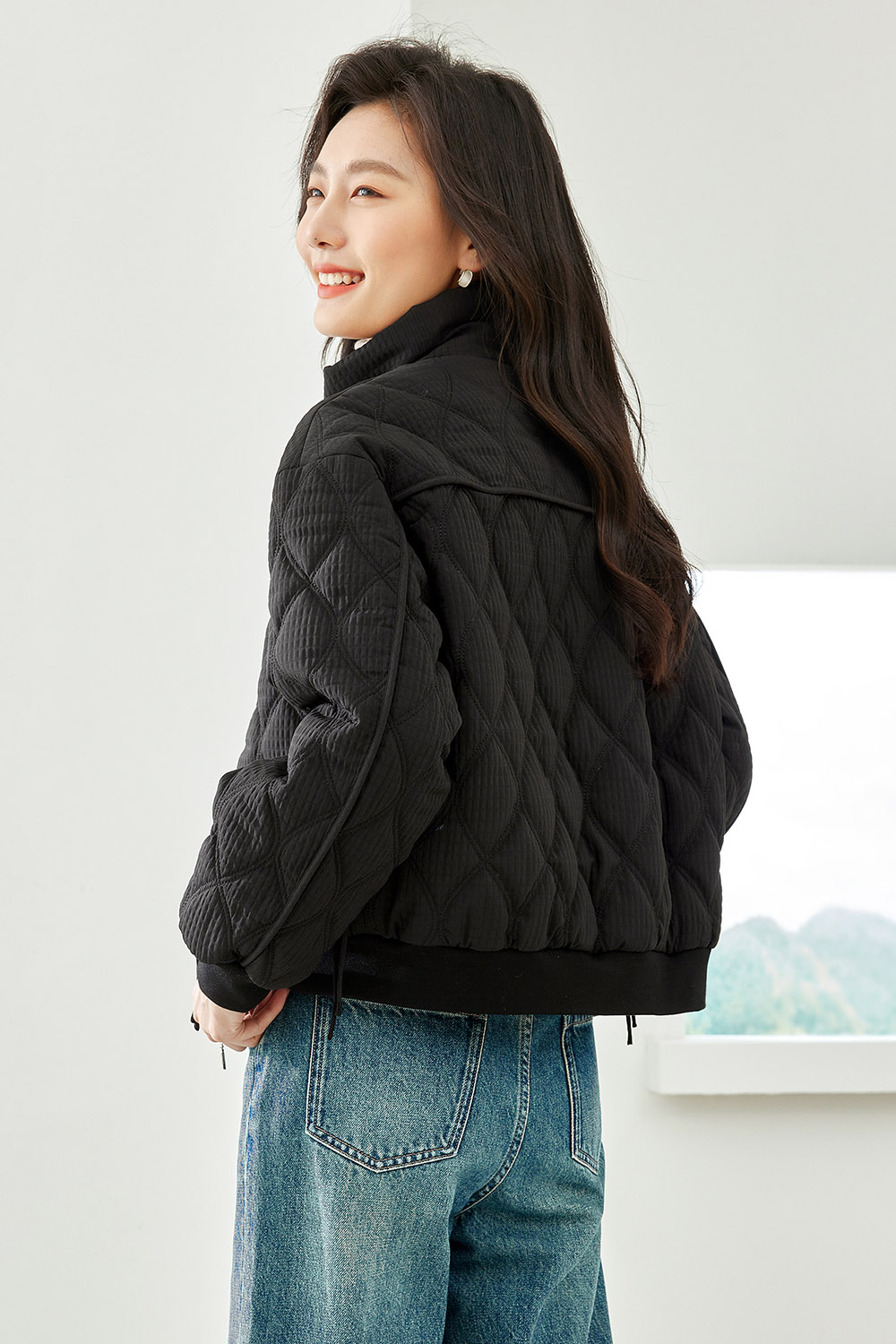 Solid Color Cotton Jacket