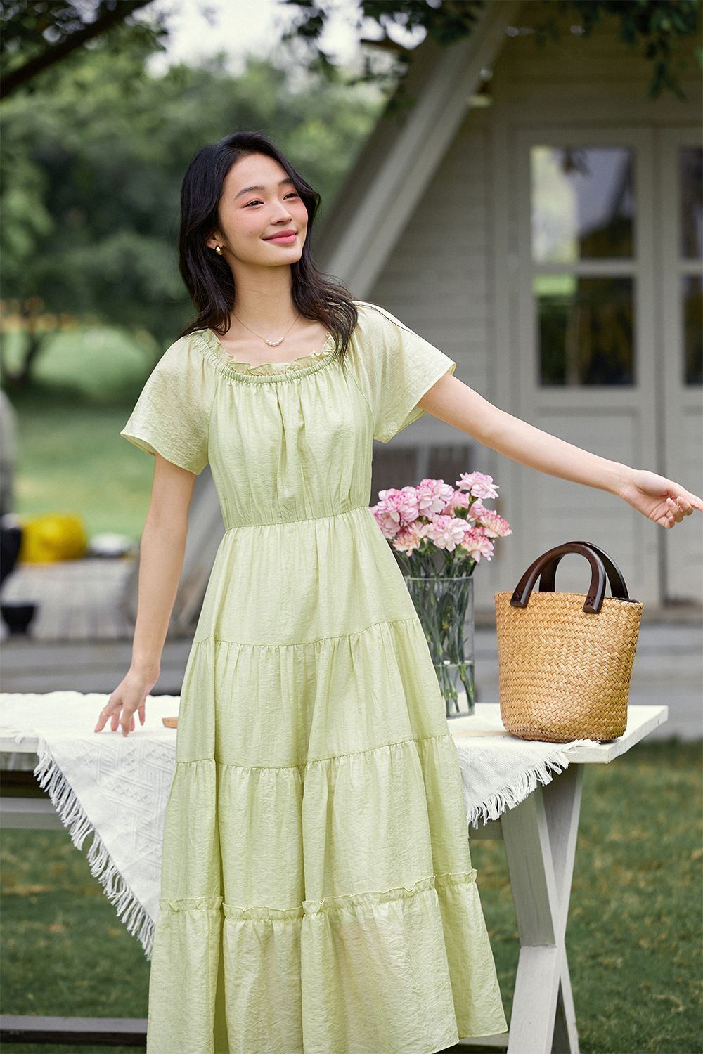 Elegant Loose Cake Dress-VIMLYSTORE