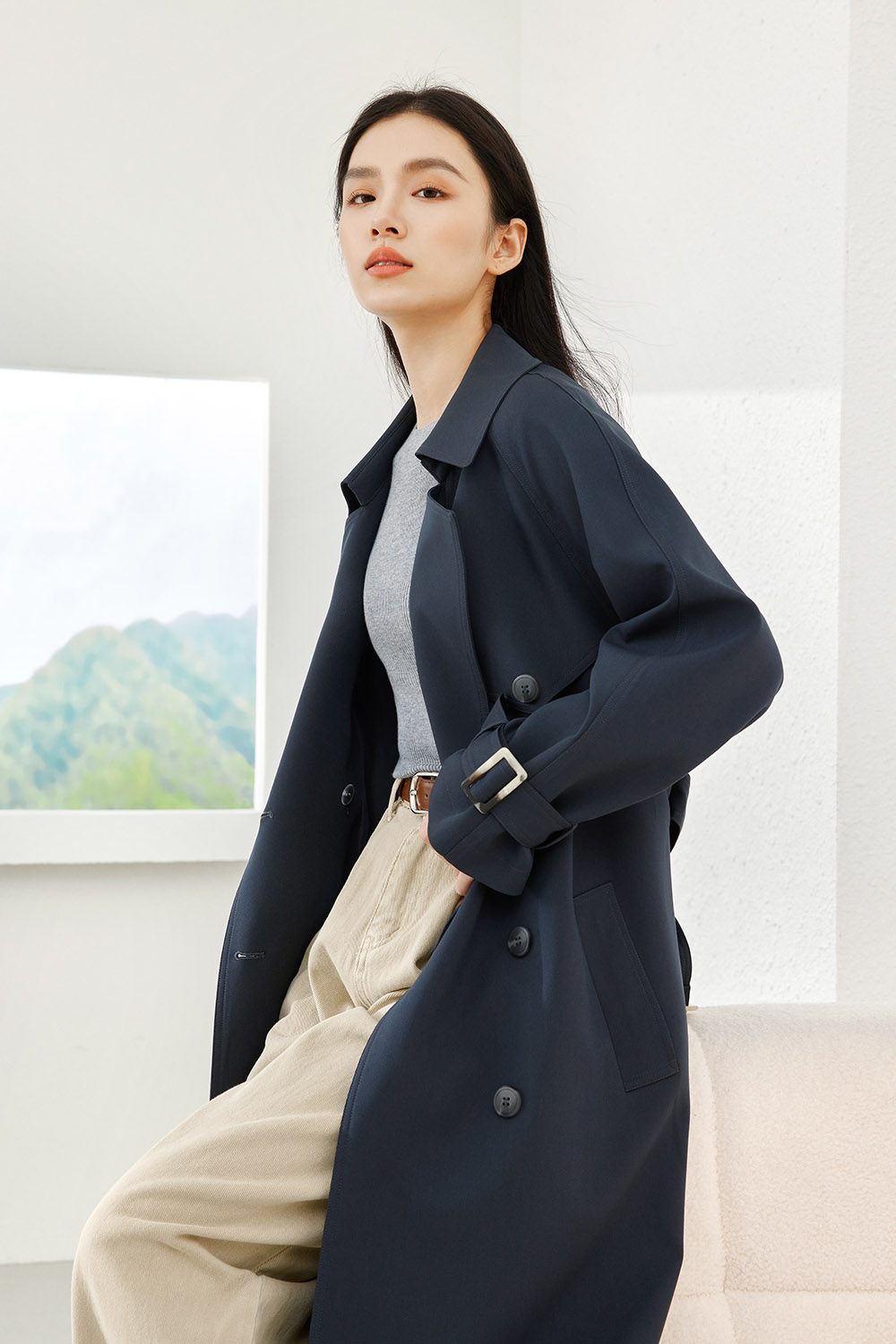 Long Trench Coat