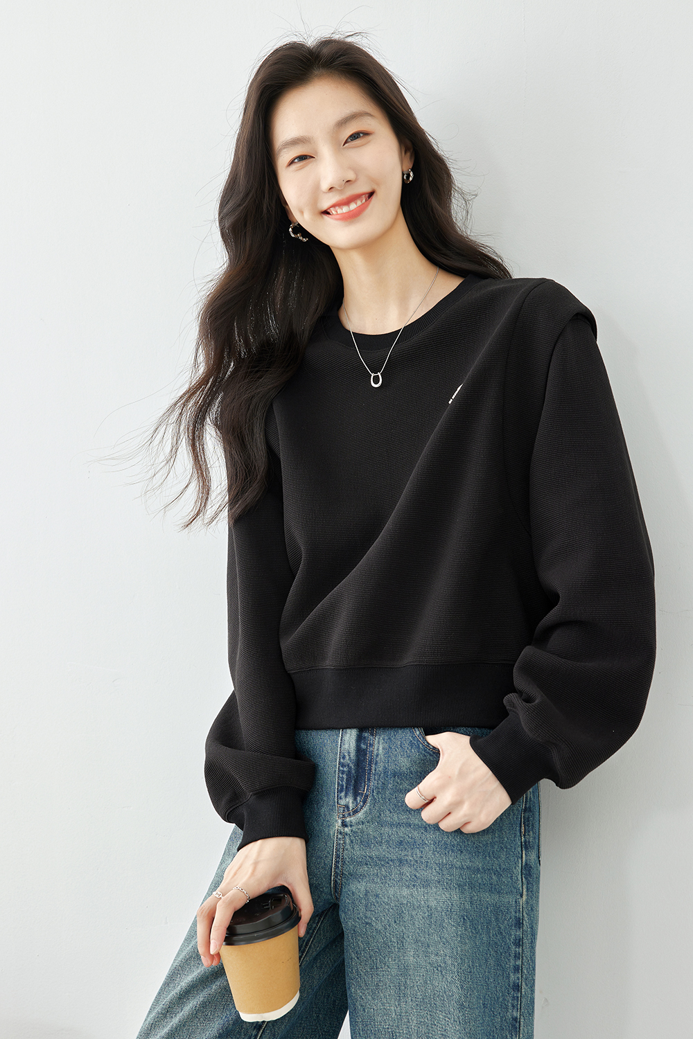 Solid color short tops-VIMLYSTORE