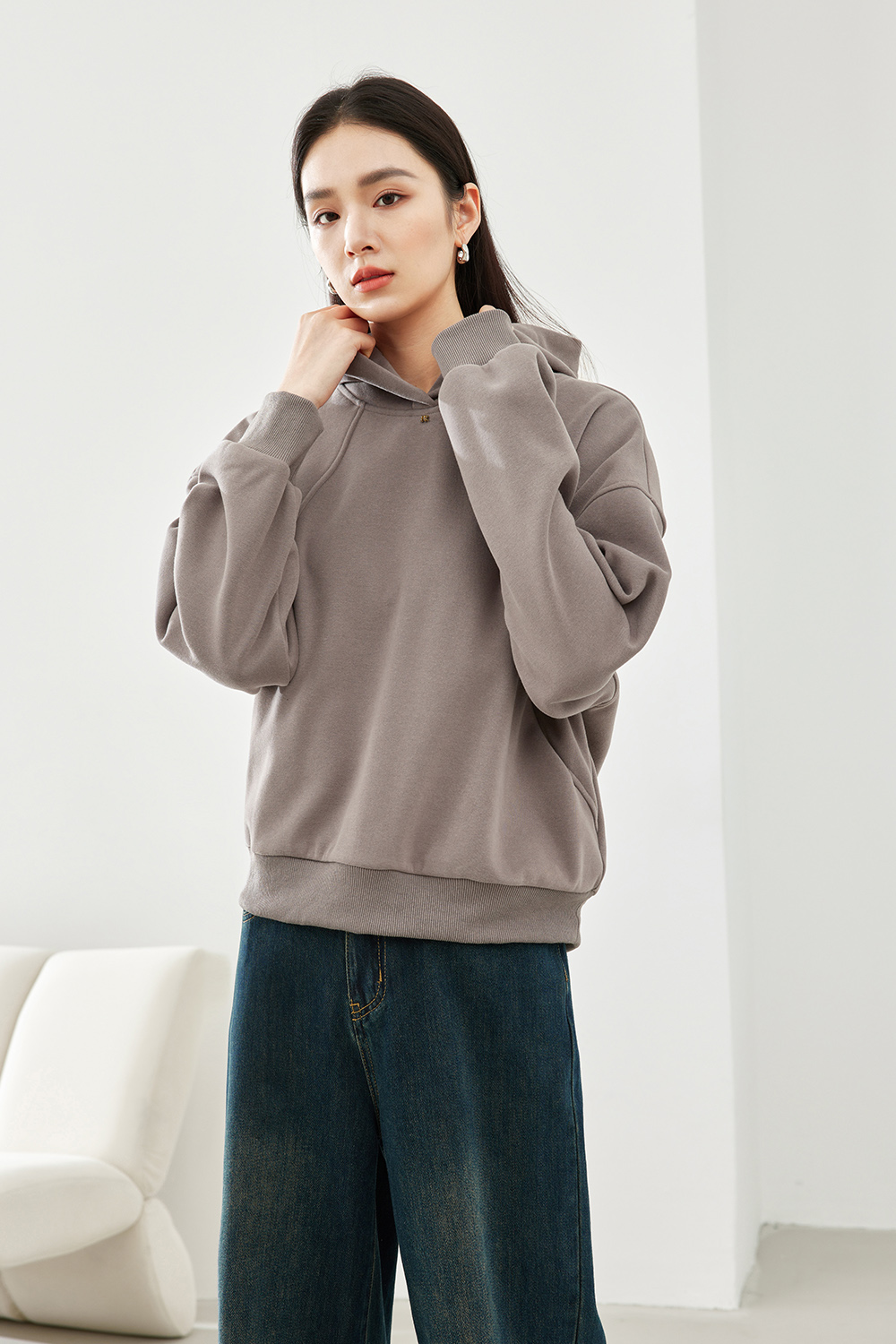 Casual Hooded Sweatshirt