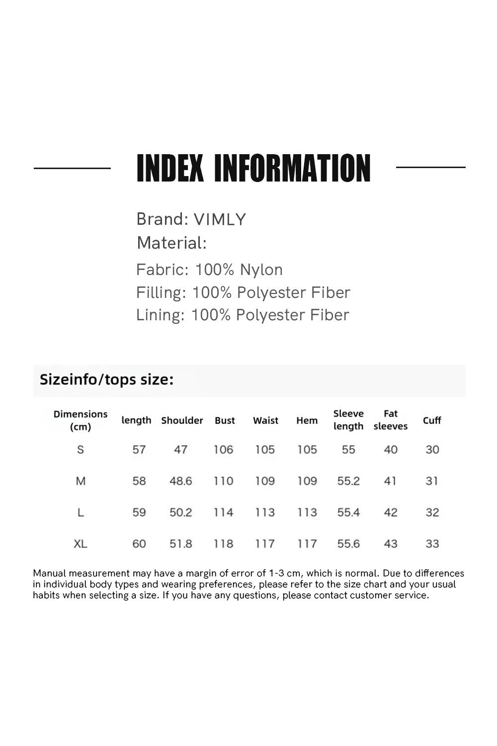 Blue crew neck short cotton-padded jacket