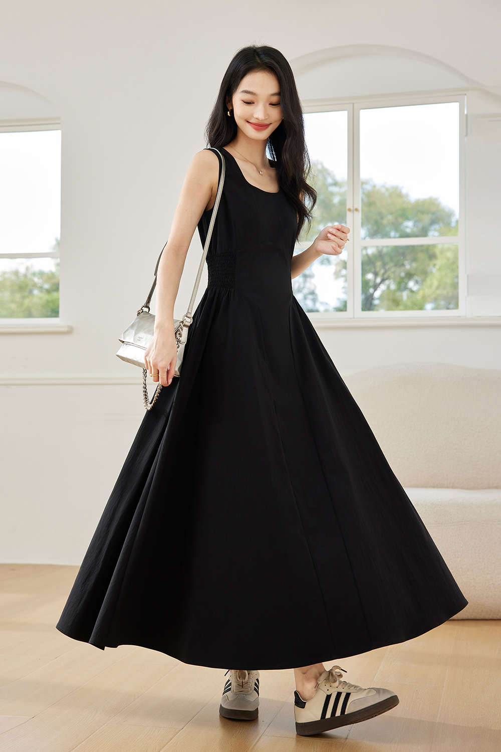 Elegant Sleeveless Vest Dress