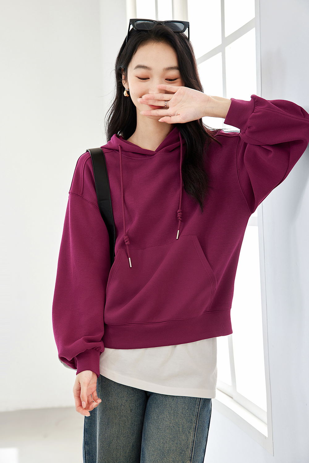 Lazy American Style Casual Hoodie Sweatshirt-VIMLYSTORE