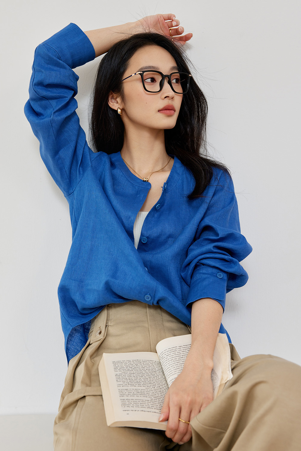 Simple And Stylish Linen Shirt