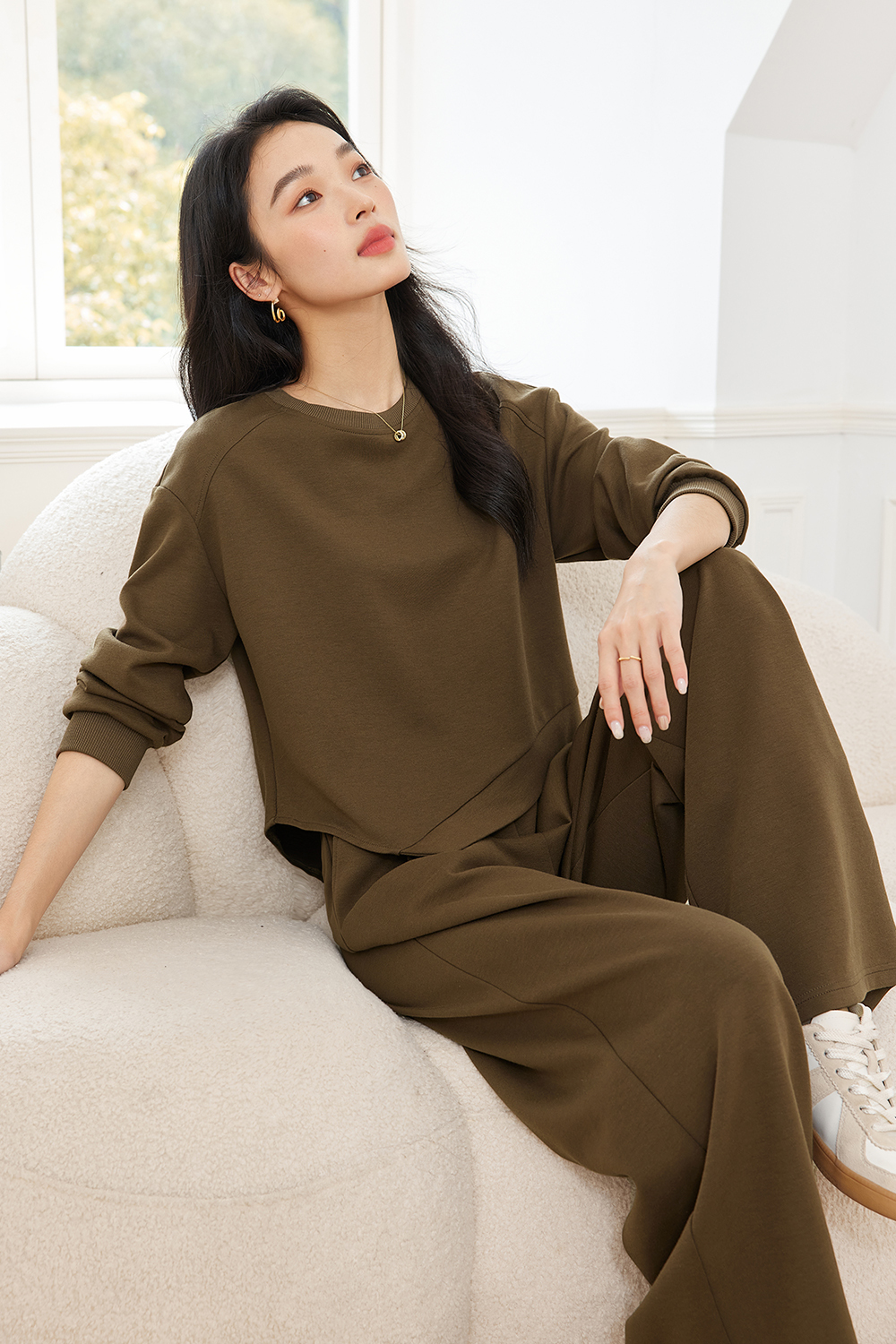Fashionable Casual Cotton-Spun Suit