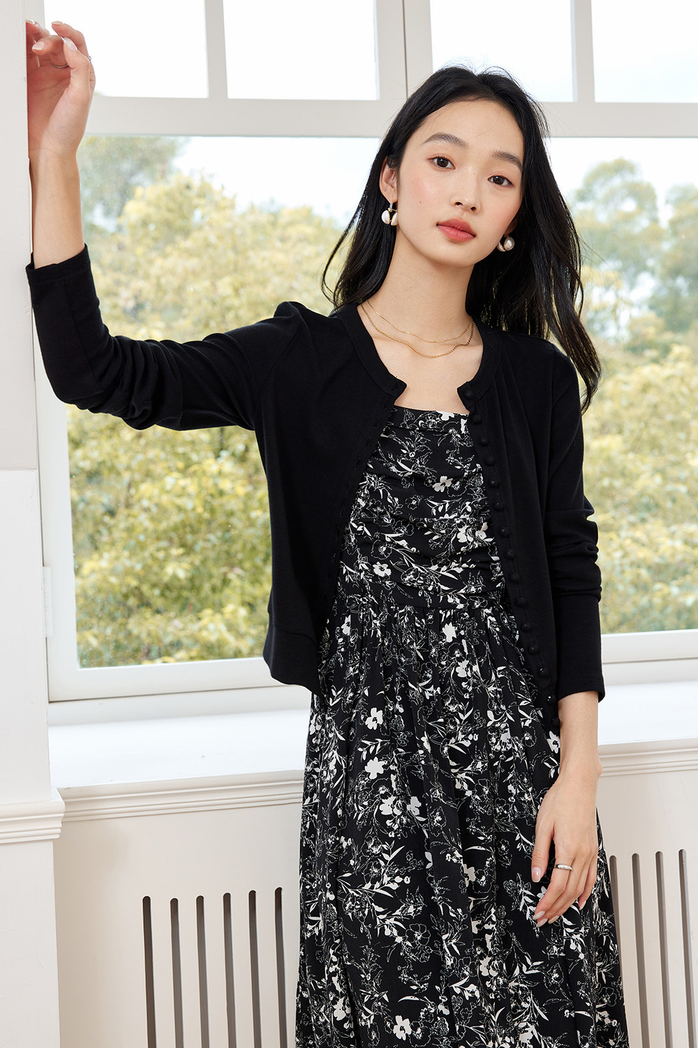 Fashion Matching Knitted Cardigan