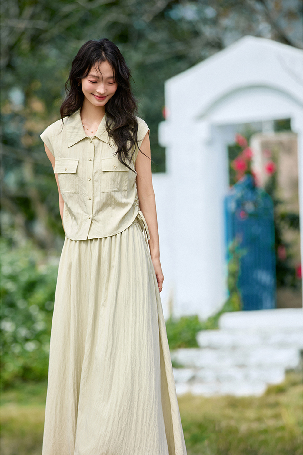 Fashion Casual Lapel Drawstring Suit-VIMLYSTORE