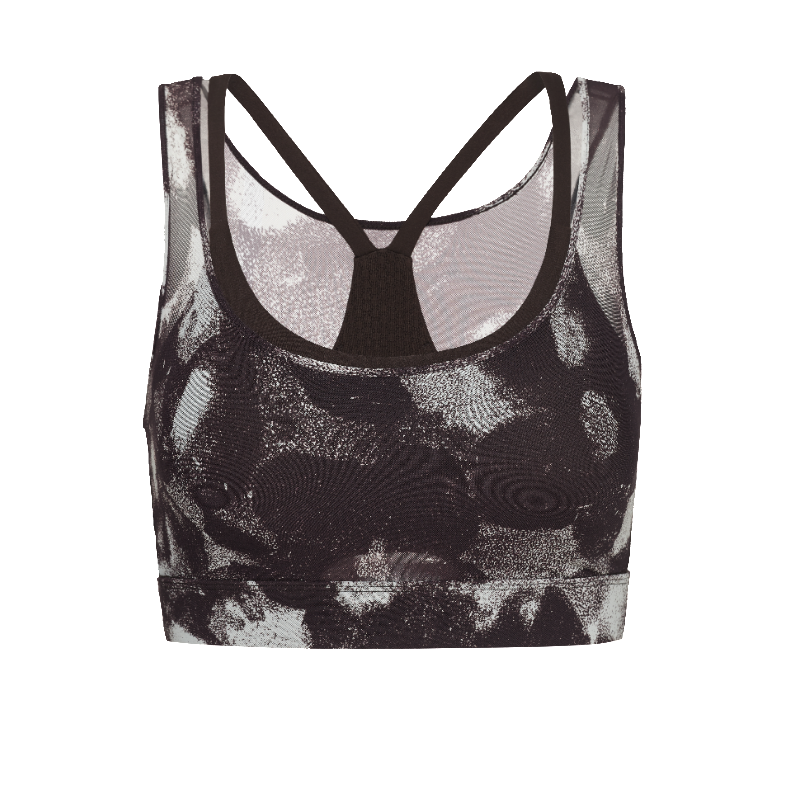 Mesh Layered Sports Bra