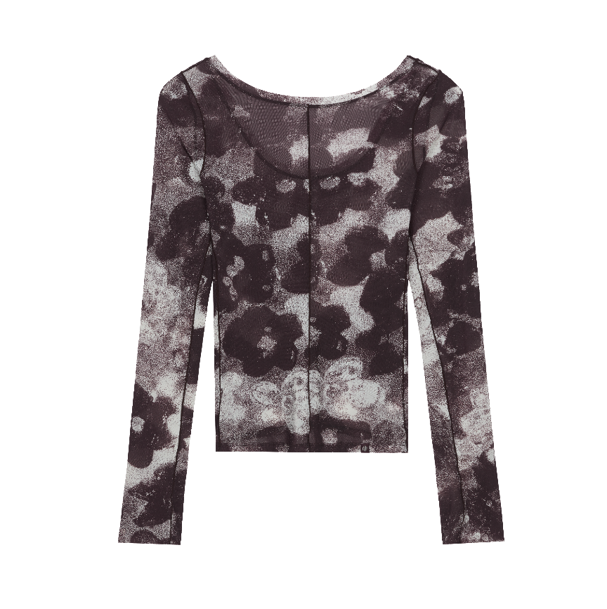 Mesh Long Sleeve Tee