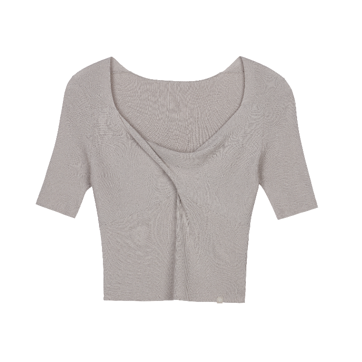 Sweetheart Neck Knit Top