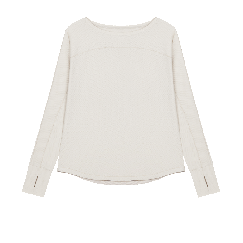 Textured Long Sleeve Tee