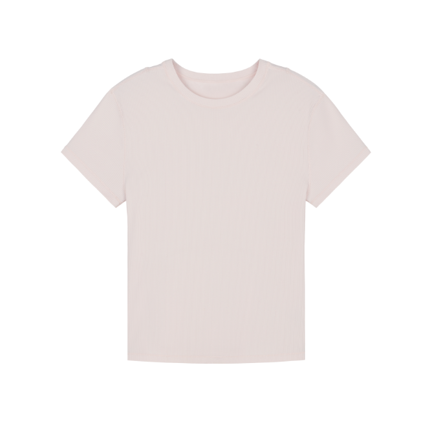 (NA261SO3301)Tennis Ribbed Fitted Sports Tee