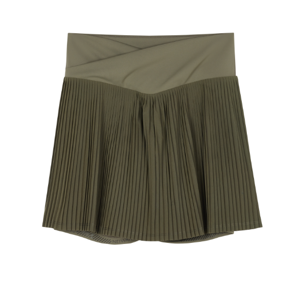 (NA261SO4304)V Waist Tennis Pleated Skirt