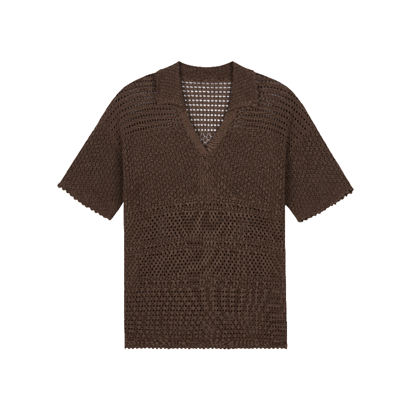 Knit Polo Shirt