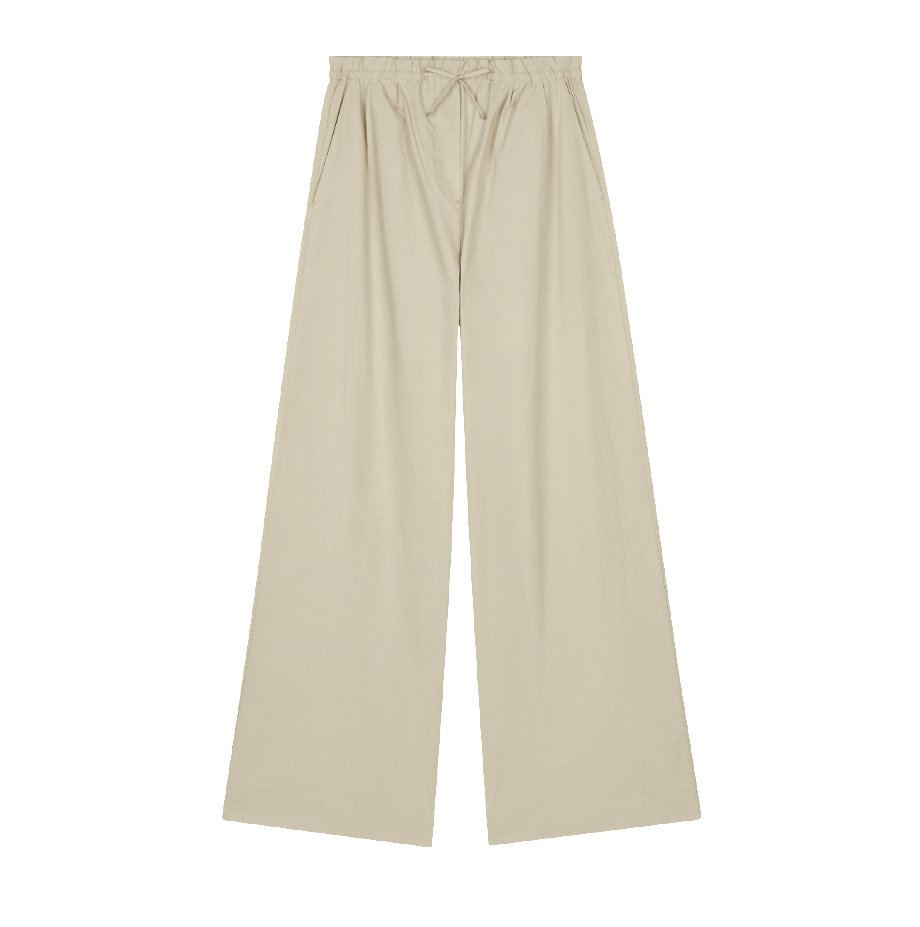 Wide Leg Cotton Pants