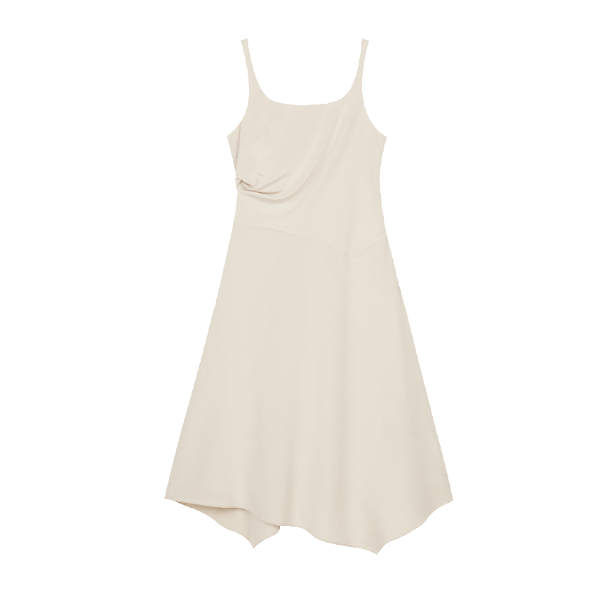 Silk Asymmetrical Dress